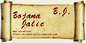 Bojana Jalić vizit kartica